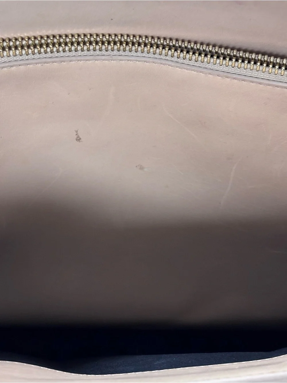 Giuseppe Zanotti Nude Beige Leather Satchel with Signature Logo in Tan